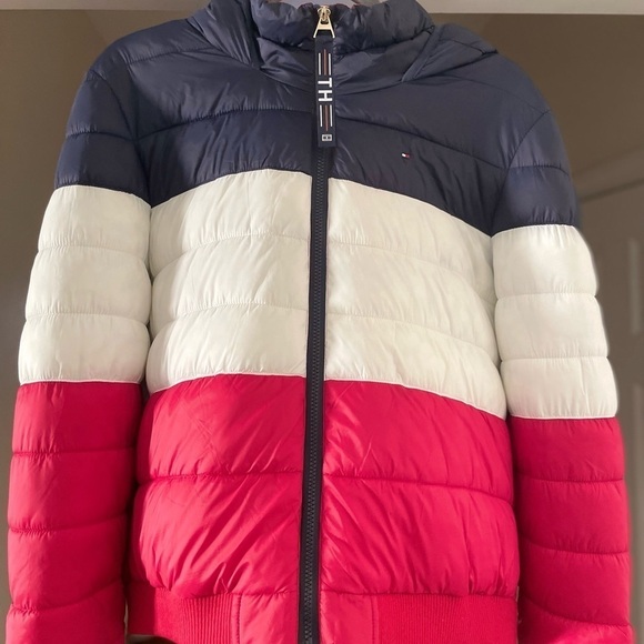 Tommy Hilfiger Stripe Women’s Coat - Picture 2 of 6